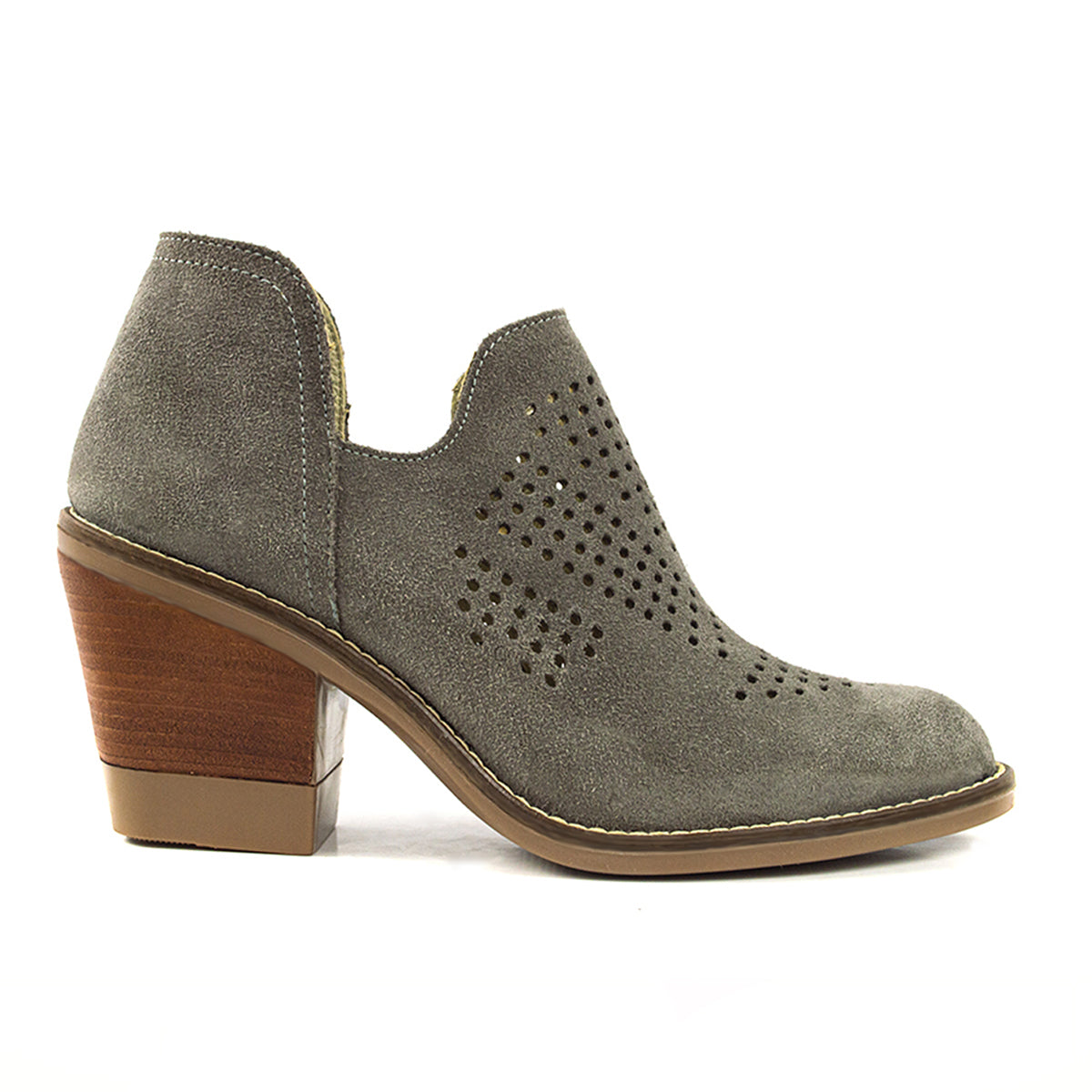 Botín Gamuza Arely Gris