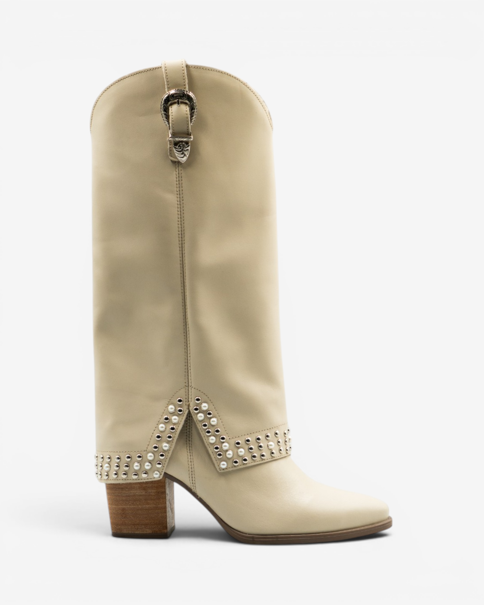 Bota Claribel Ivory