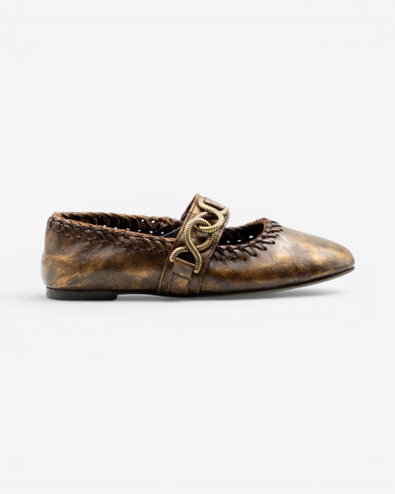 Flat Sadie Gold