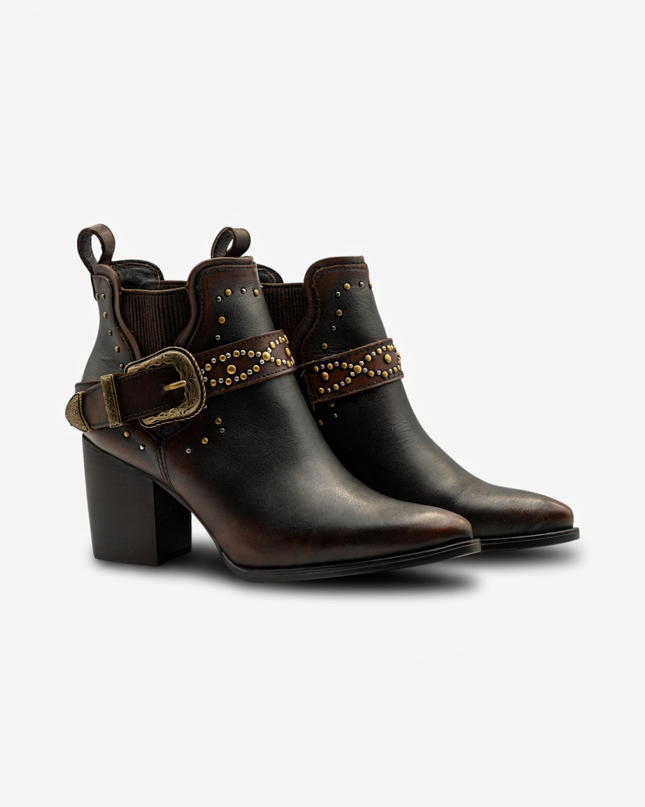 Botín Charlotte Cognac