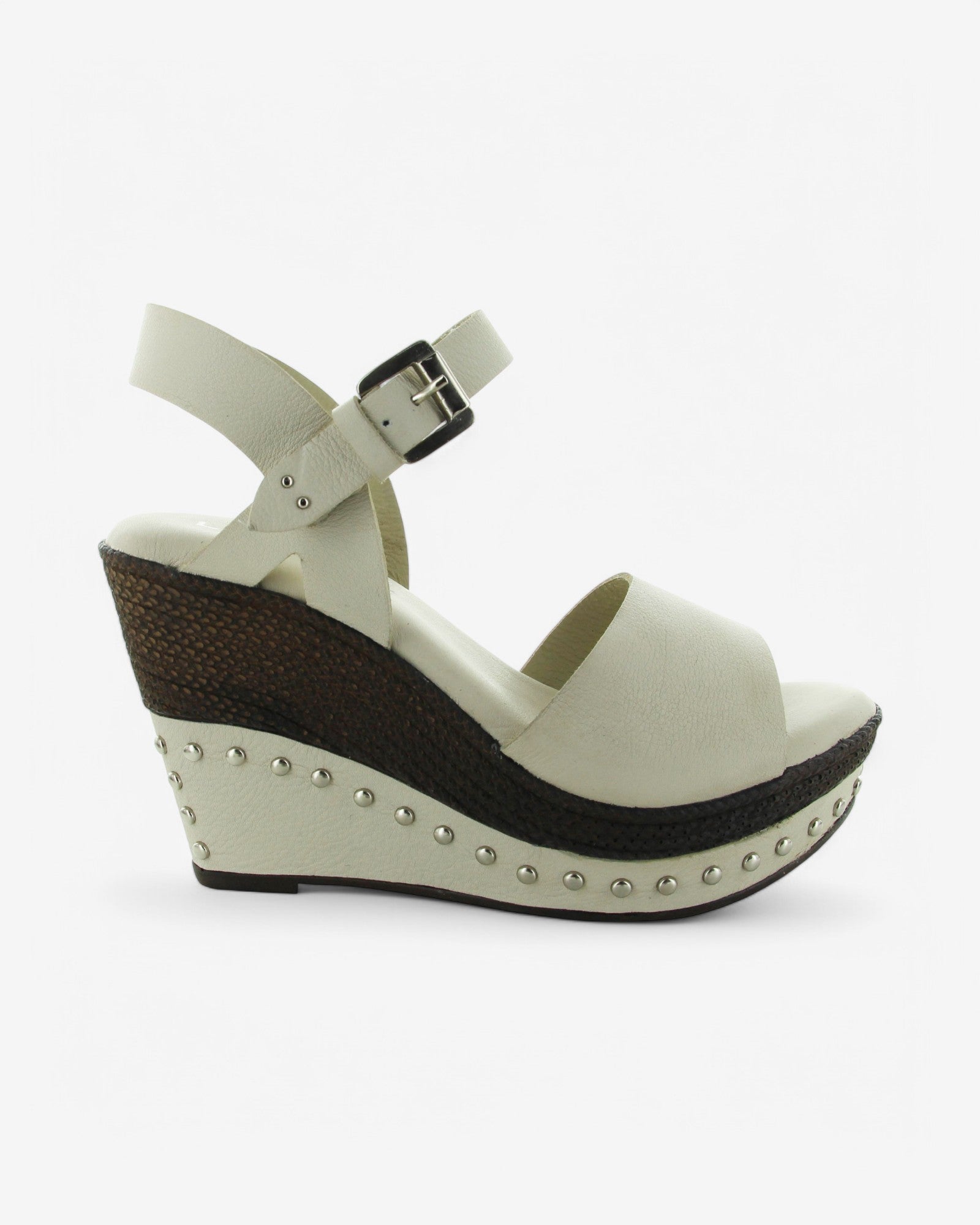 Sandalia Grisy Ivory