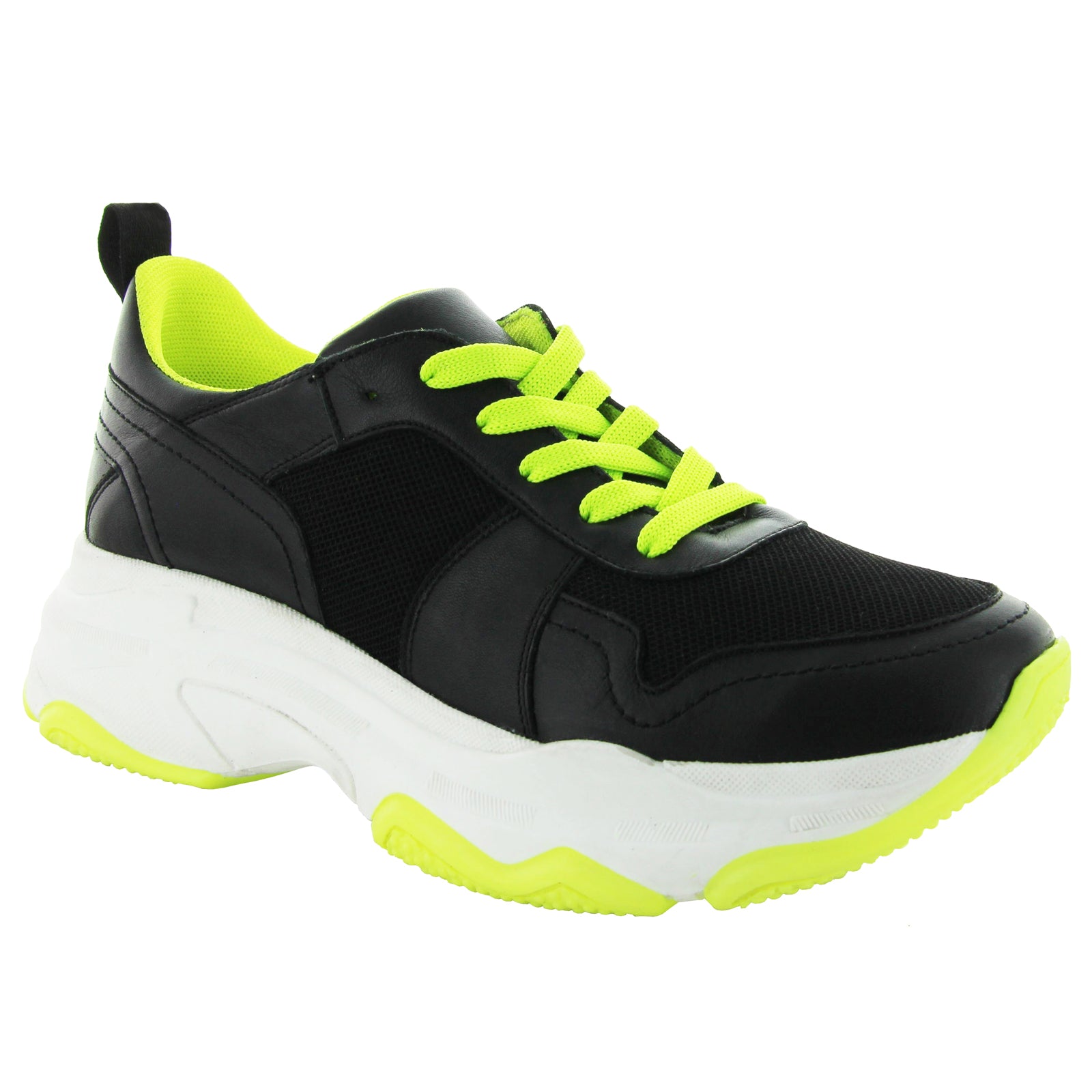 TENIS ADORA NEGRO NEON - Lyard